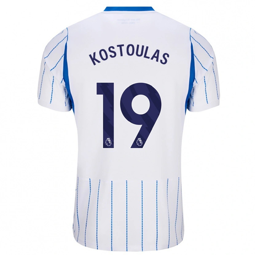 Danxen Kid Charalampos Kostoulas #19 Dodger Blue White Away Jersey 2026/27 T-Shirt