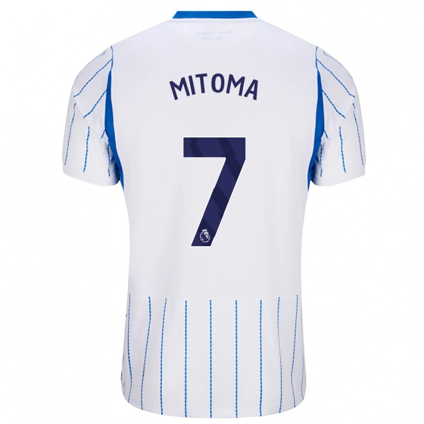 Danxen Kid Kaoru Mitoma #7 Dodger Blue White Away Jersey 2026/27 T-Shirt