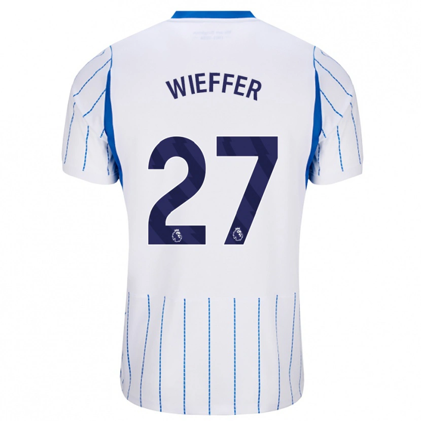 Danxen Kid Mats Wieffer #27 Dodger Blue White Away Jersey 2026/27 T-Shirt
