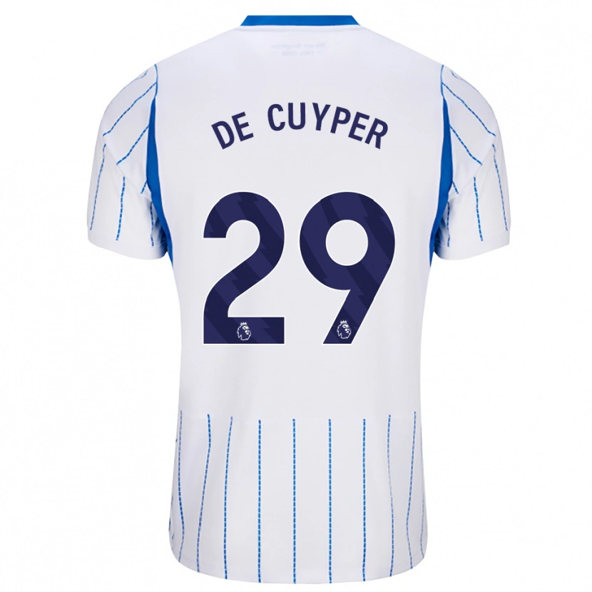Danxen Kid Maxim De Cuyper #29 Dodger Blue White Away Jersey 2026/27 T-Shirt