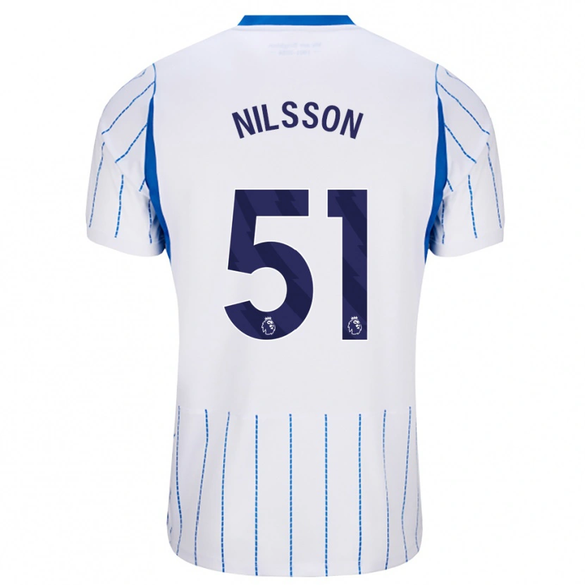 Danxen Kid Casper Nilsson #51 Dodger Blue White Away Jersey 2026/27 T-Shirt