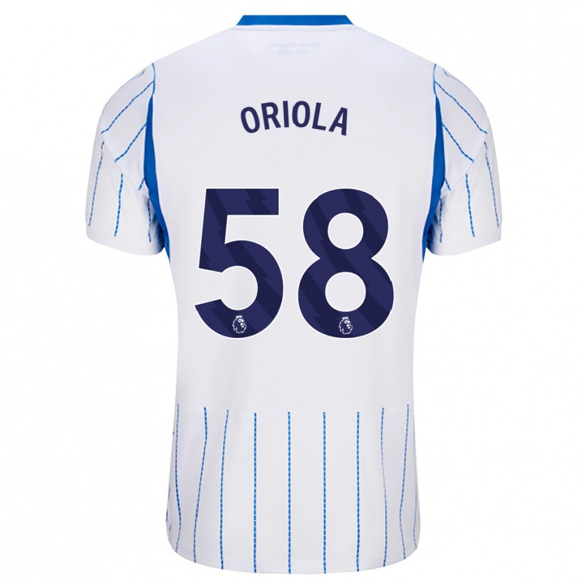 Danxen Kid Nehemiah Oriola #58 Dodger Blue White Away Jersey 2026/27 T-Shirt