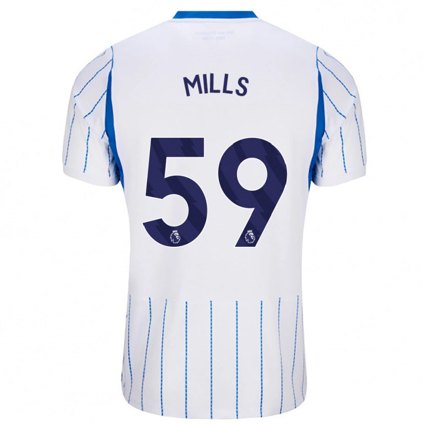 Danxen Kid Harry Mills #59 Dodger Blue White Away Jersey 2026/27 T-Shirt