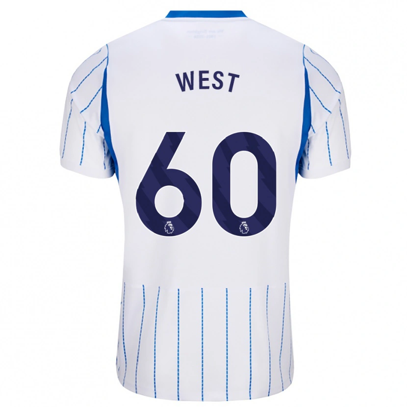 Danxen Kid Aidan West #60 Dodger Blue White Away Jersey 2026/27 T-Shirt