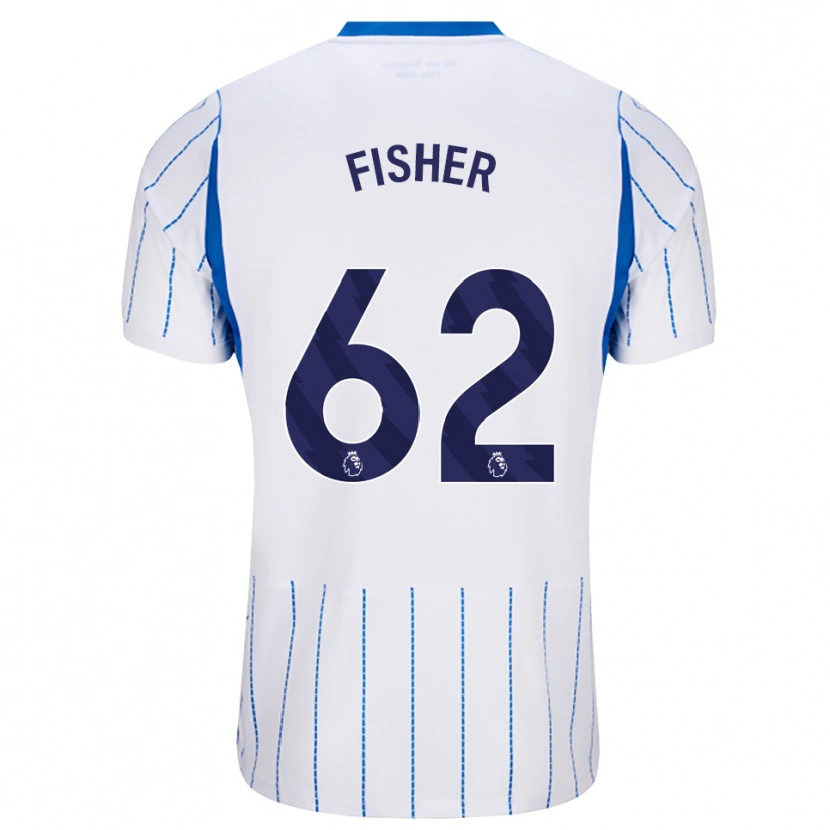 Danxen Kid Hugo Fisher #62 Dodger Blue White Away Jersey 2026/27 T-Shirt