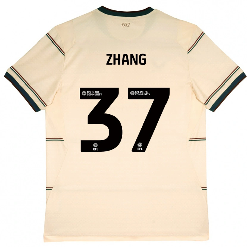 Danxen Kid Jiaming Zhang #37 Beige Burgundy Away Jersey 2026/27 T-Shirt
