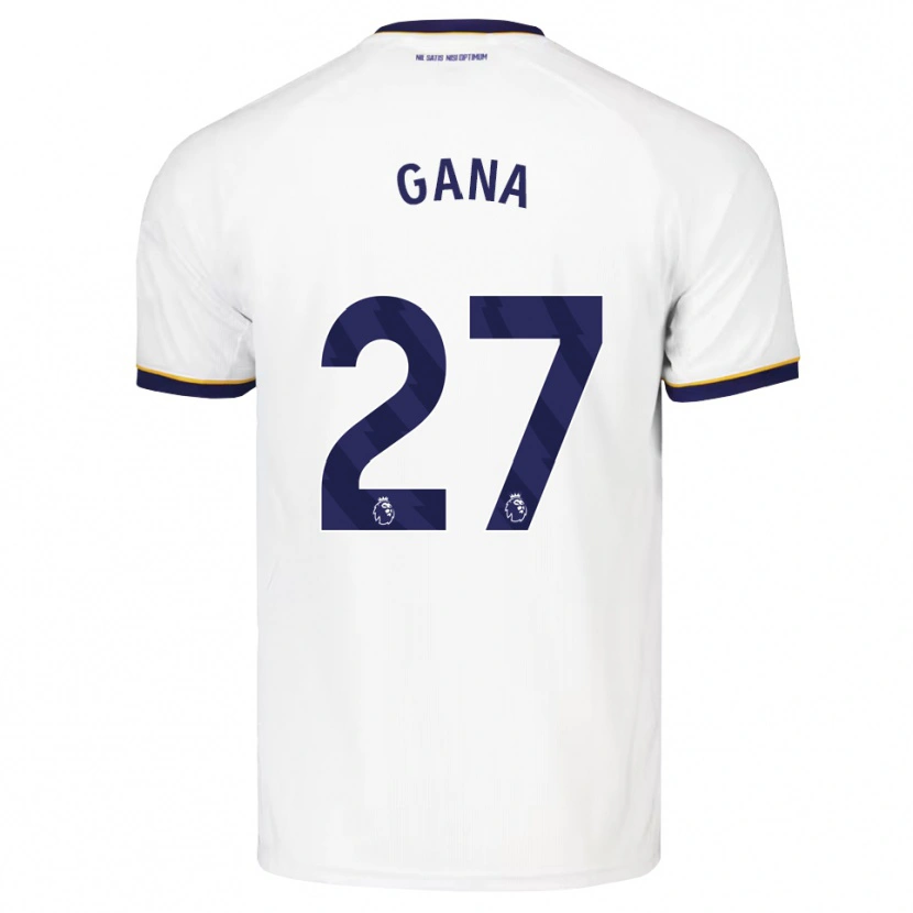Danxen Kid Idrissa Gueye #27 Midnight Blue White Yellow Away Jersey 2026/27 T-Shirt