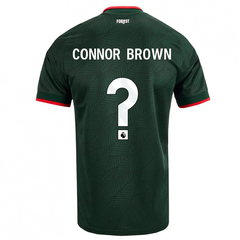 Danxen Kid Connor Brown #0 Dark Green Red Away Jersey 2026/27 T-Shirt