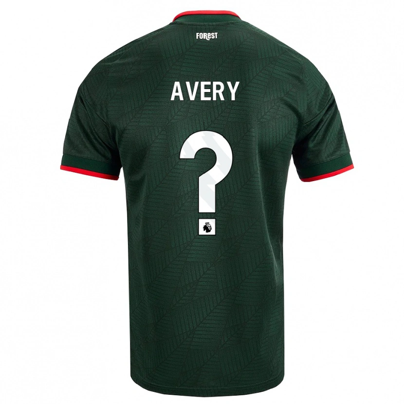 Danxen Kid Theo Avery #0 Dark Green Red Away Jersey 2026/27 T-Shirt