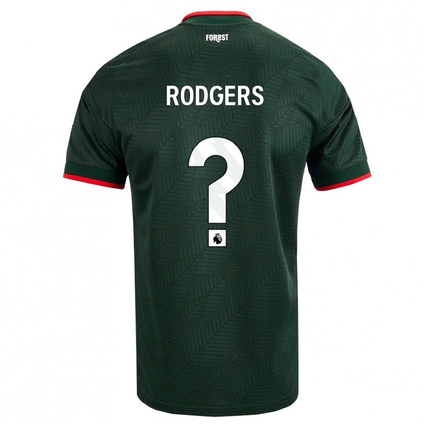 Danxen Kid Amy Rodgers #0 Dark Green Red Away Jersey 2026/27 T-Shirt