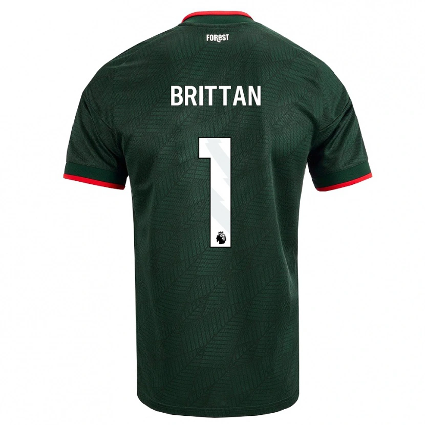 Danxen Kid Harry Brittan #1 Dark Green Red Away Jersey 2026/27 T-Shirt