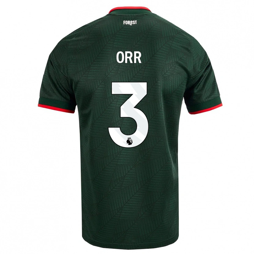 Danxen Kid Matthew Orr #3 Dark Green Red Away Jersey 2026/27 T-Shirt