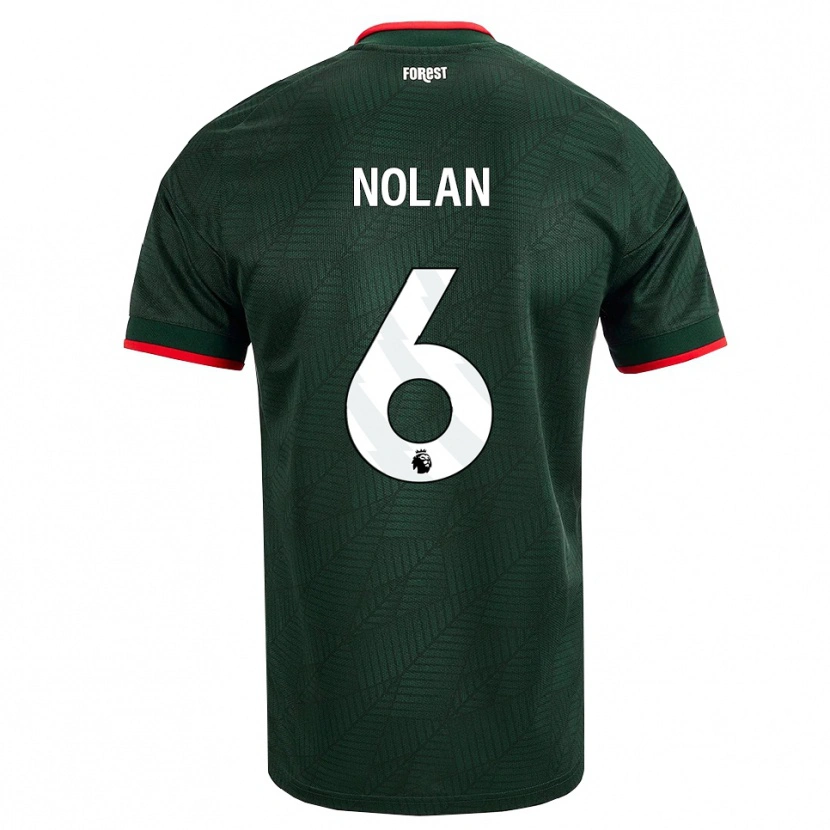 Danxen Kid Sonny Nolan #6 Dark Green Red Away Jersey 2026/27 T-Shirt