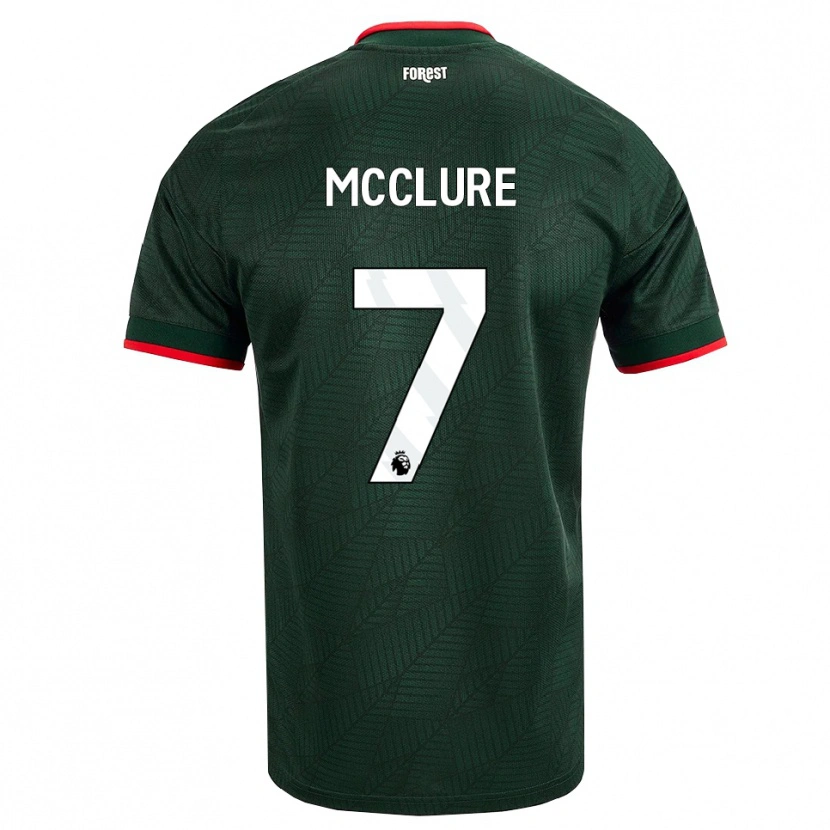 Danxen Kid Blaine Mcclure #7 Dark Green Red Away Jersey 2026/27 T-Shirt