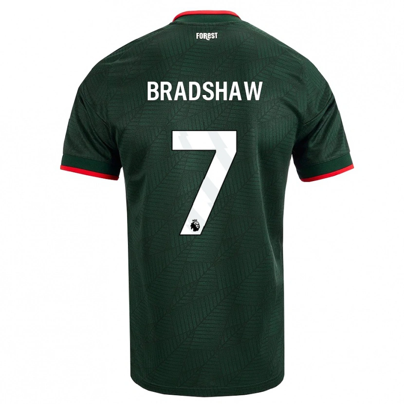 Danxen Kid Kanye Bradshaw #7 Dark Green Red Away Jersey 2026/27 T-Shirt