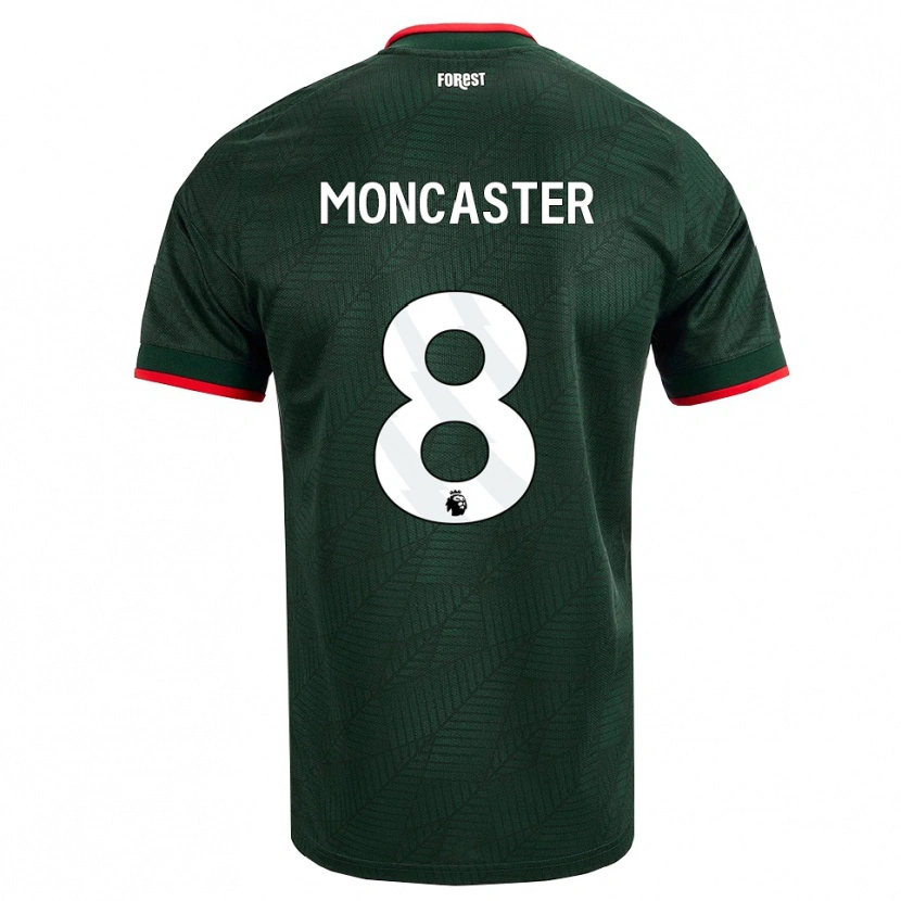 Danxen Kid Mai Moncaster #8 Dark Green Red Away Jersey 2026/27 T-Shirt