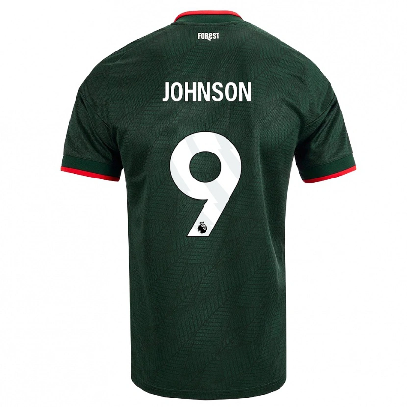 Danxen Kid Melissa Johnson #9 Dark Green Red Away Jersey 2026/27 T-Shirt