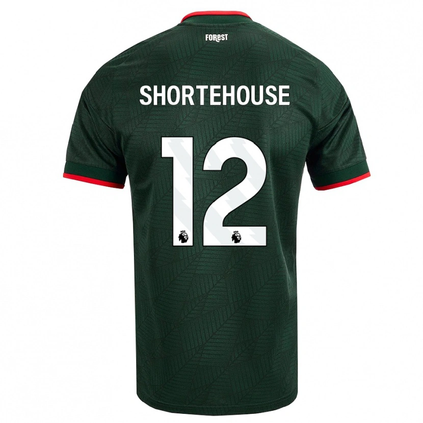 Danxen Kid Michael Shortehouse #12 Dark Green Red Away Jersey 2026/27 T-Shirt