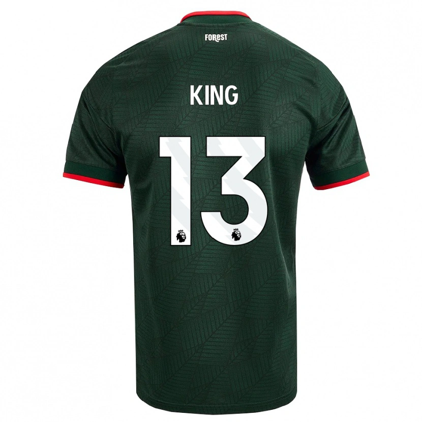 Danxen Kid Leo King #13 Dark Green Red Away Jersey 2026/27 T-Shirt