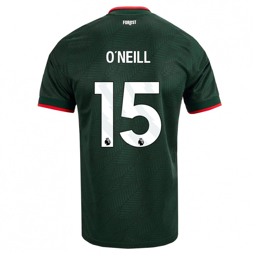 Danxen Kid Laura-Jayne O'neill #15 Dark Green Red Away Jersey 2026/27 T-Shirt