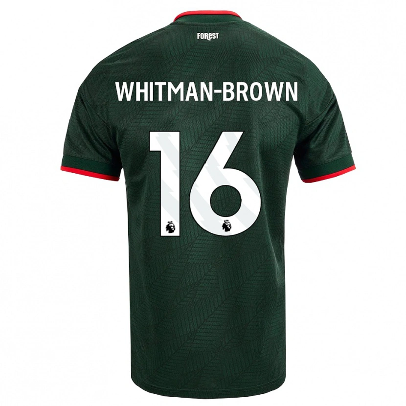 Danxen Kid Chae Whitman-Brown #16 Dark Green Red Away Jersey 2026/27 T-Shirt