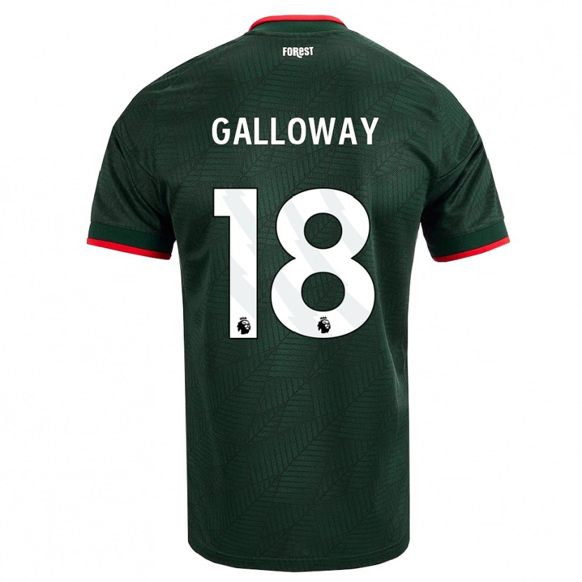 Danxen Kid Bridget Galloway #18 Dark Green Red Away Jersey 2026/27 T-Shirt