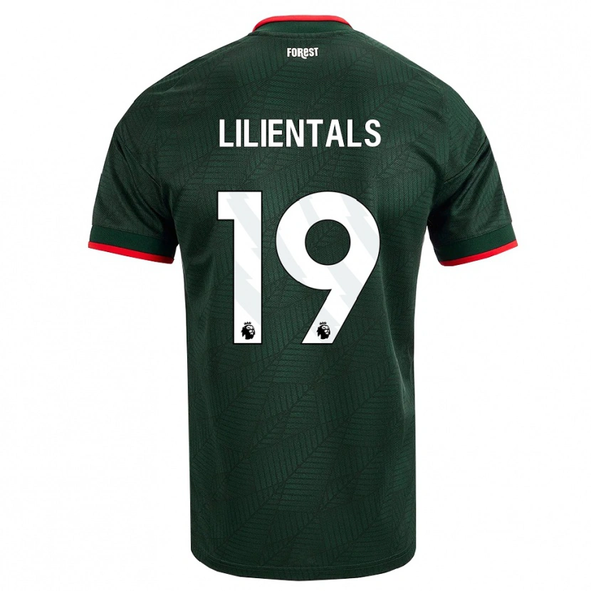 Danxen Kid Matiss Lilientals #19 Dark Green Red Away Jersey 2026/27 T-Shirt