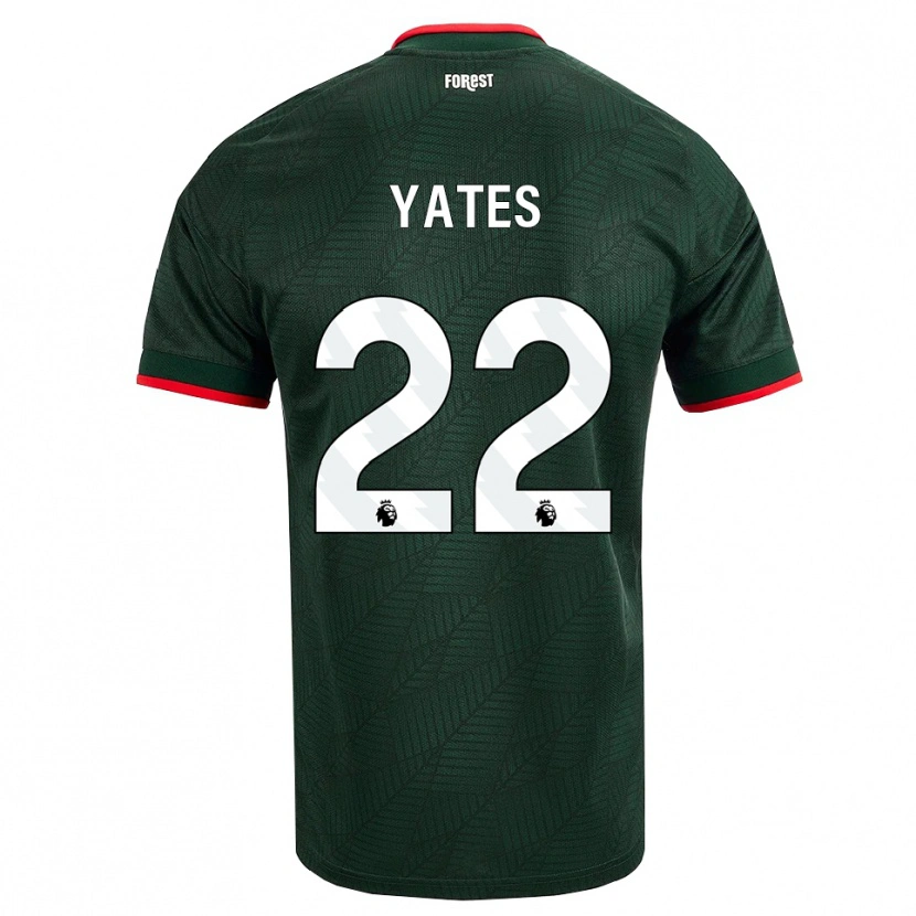 Danxen Kid Ryan Yates #22 Dark Green Red Away Jersey 2026/27 T-Shirt