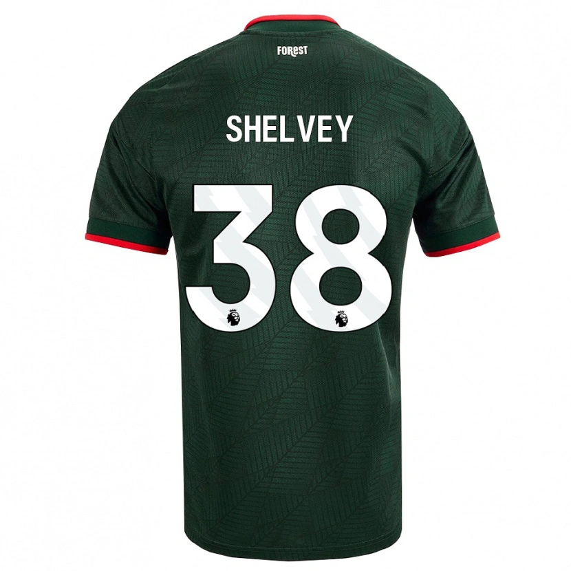 Danxen Kid George Shelvey #38 Dark Green Red Away Jersey 2026/27 T-Shirt