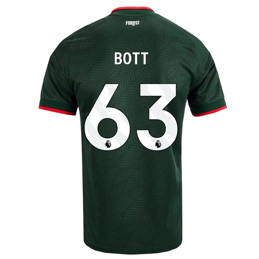 Danxen Kid Aaron Bott #63 Dark Green Red Away Jersey 2026/27 T-Shirt
