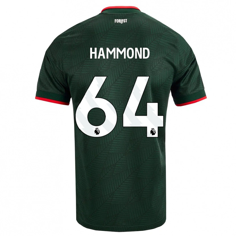 Danxen Kid Ben Hammond #64 Dark Green Red Away Jersey 2026/27 T-Shirt