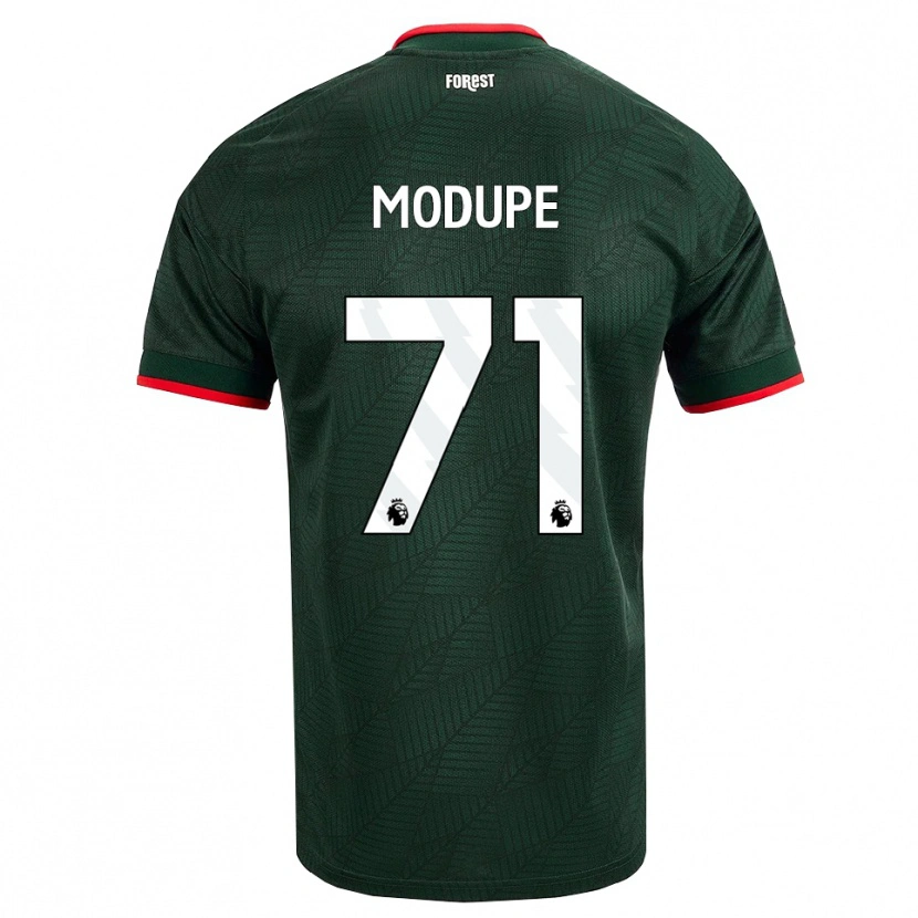 Danxen Kid David Modupe #71 Dark Green Red Away Jersey 2026/27 T-Shirt