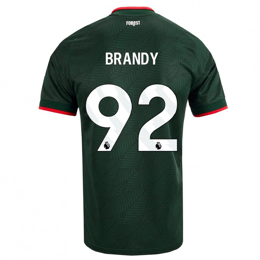 Danxen Kid Taeneal Brandy #92 Dark Green Red Away Jersey 2026/27 T-Shirt