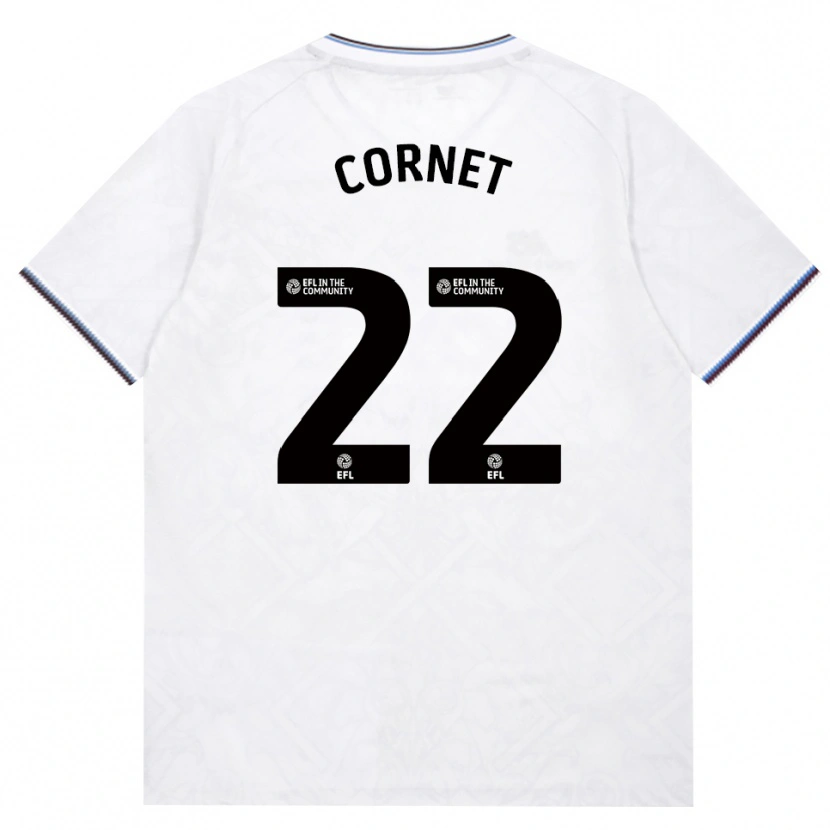Danxen Kid Maxwel Cornet #22 Burgundy White Away Jersey 2026/27 T-Shirt
