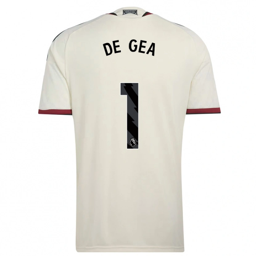Danxen Kid David De Gea #1 Beige Black Red Third Jersey 2026/27 T-Shirt