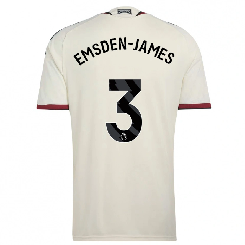 Danxen Kid Harley Emsden-James #3 Beige Black Red Third Jersey 2026/27 T-Shirt