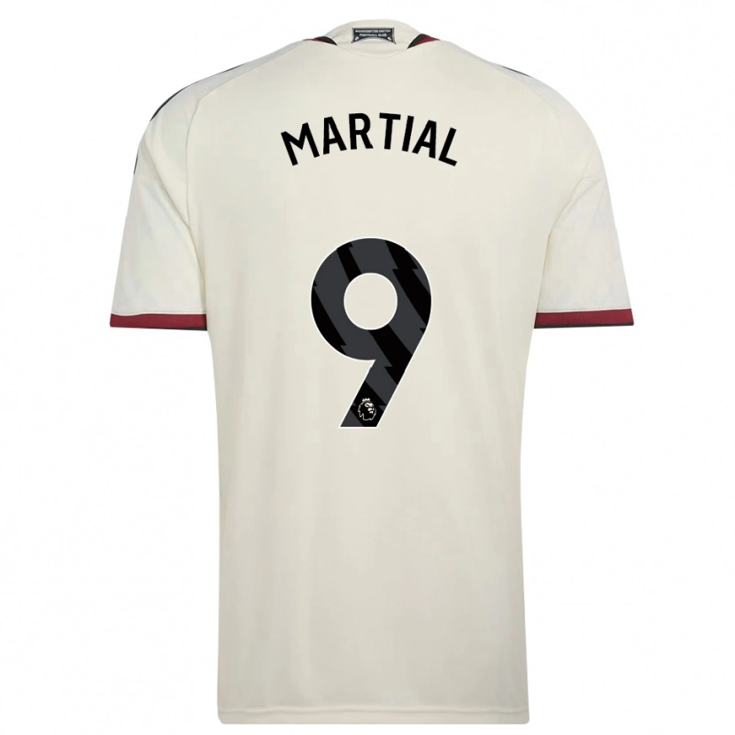 Danxen Kid Anthony Martial #9 Beige Black Red Third Jersey 2026/27 T-Shirt
