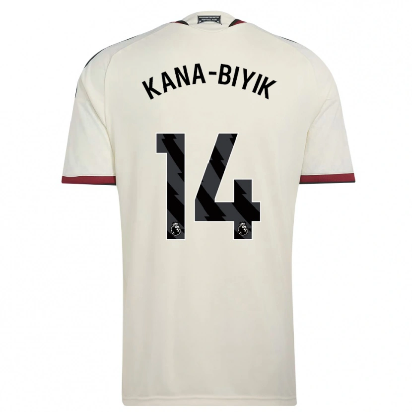 Danxen Kid Enzo Kana-Biyik #14 Beige Black Red Third Jersey 2026/27 T-Shirt