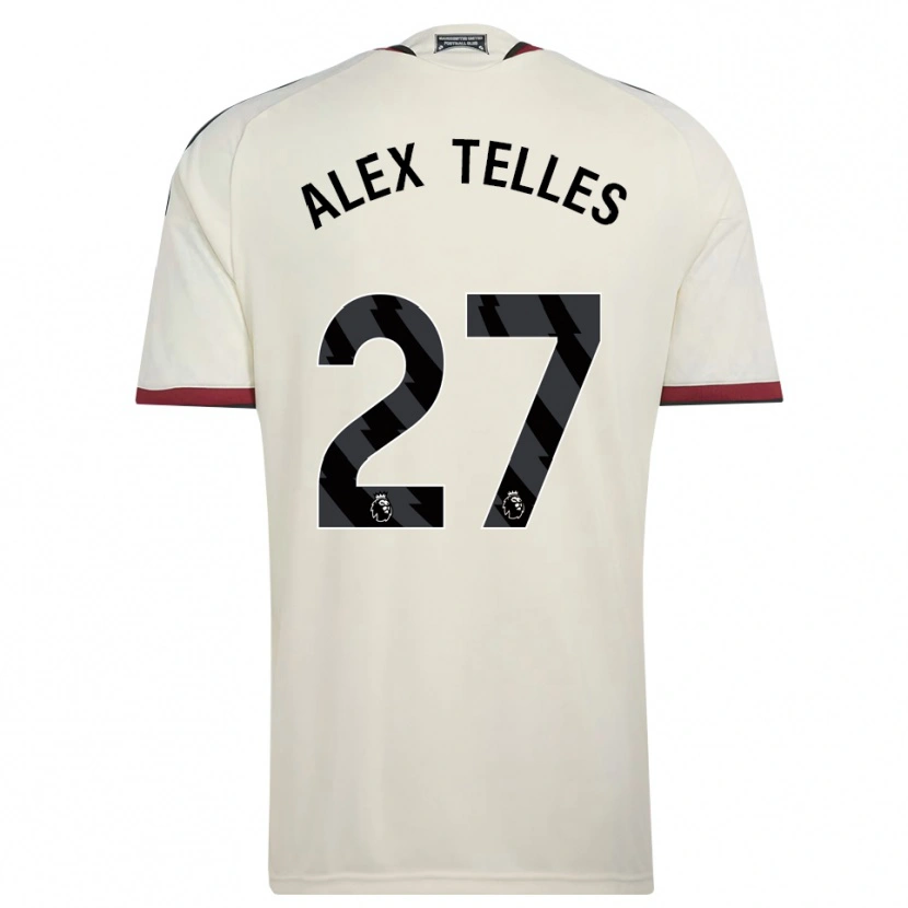 Danxen Kid Alex Nicolao Telles #27 Beige Black Red Third Jersey 2026/27 T-Shirt