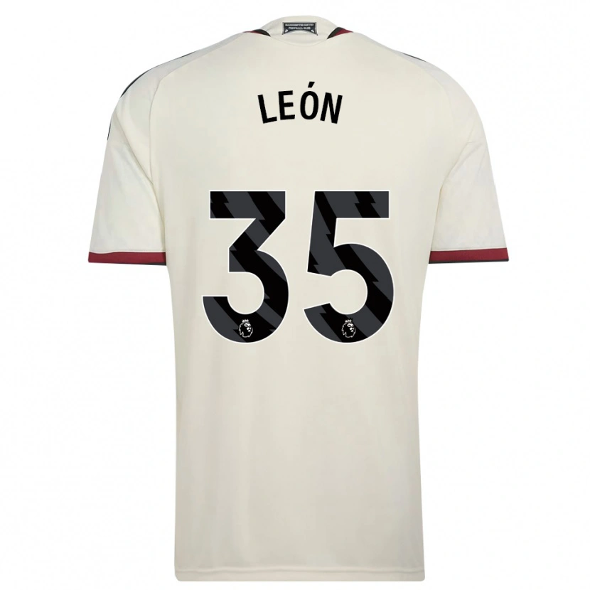 Danxen Kid Diego León #35 Beige Black Red Third Jersey 2026/27 T-Shirt