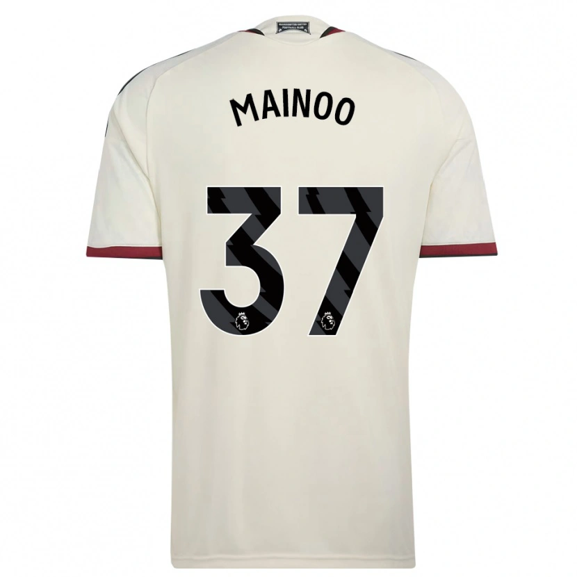 Danxen Kid Kobbie Mainoo #37 Beige Black Red Third Jersey 2026/27 T-Shirt