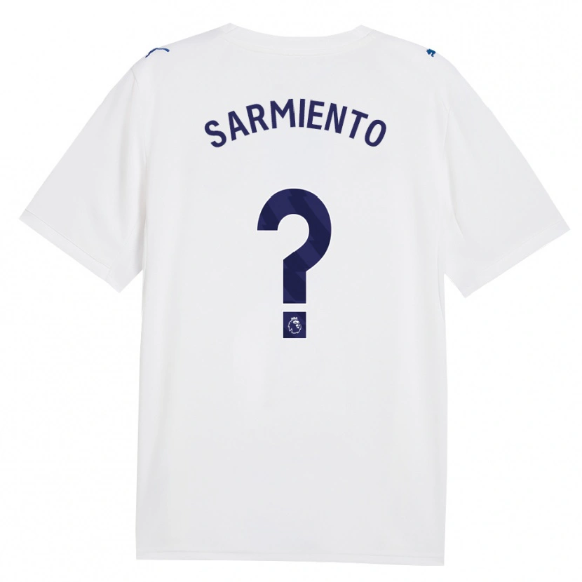 Danxen Kid Darío Sarmiento #0 Navy White Third Jersey 2026/27 T-Shirt
