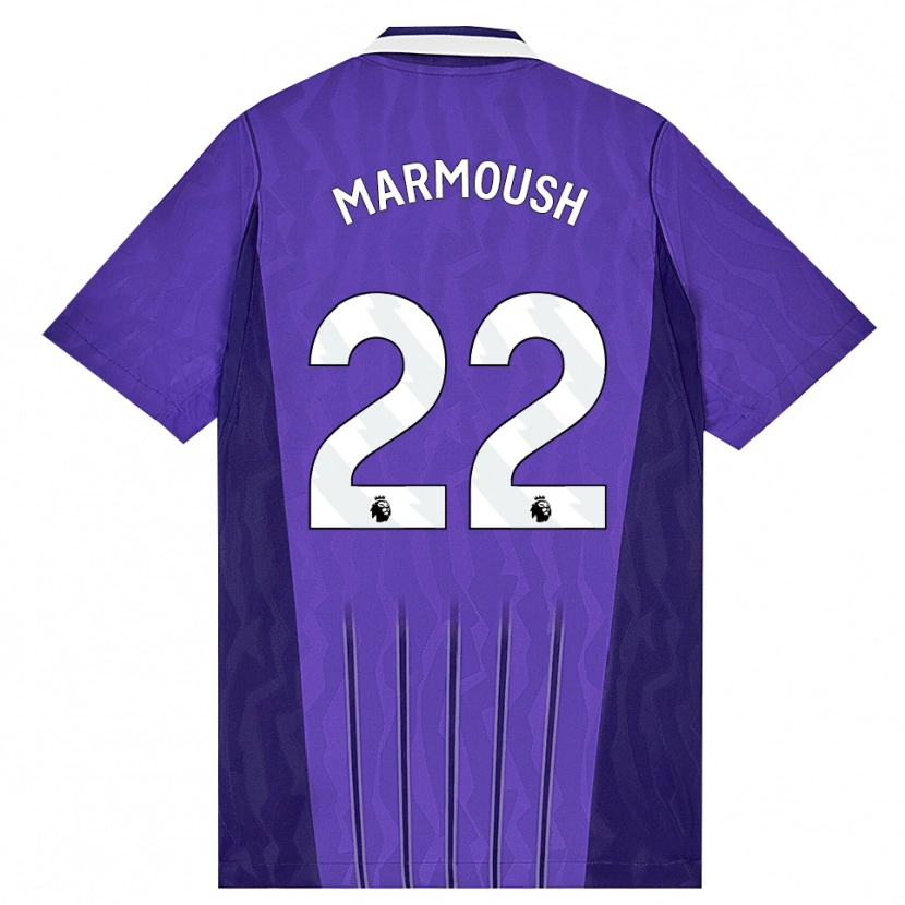 Danxen Kid Omar Marmoush #22 Purple White Third Jersey 2026/27 T-Shirt