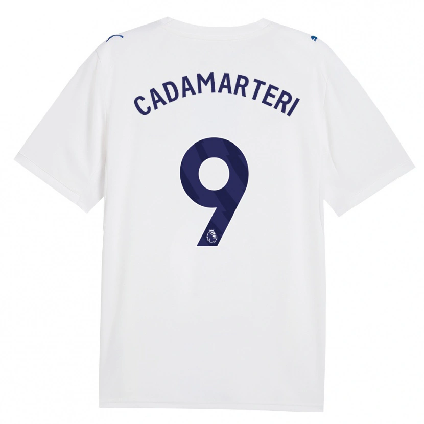 Danxen Kid Caelan Cadamarteri #9 Navy White Third Jersey 2026/27 T-Shirt
