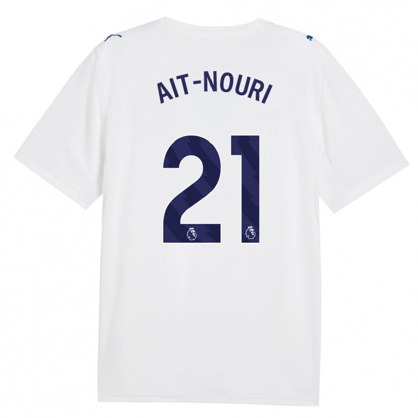 Danxen Kid Rayan Aït-Nouri #21 Navy White Third Jersey 2026/27 T-Shirt