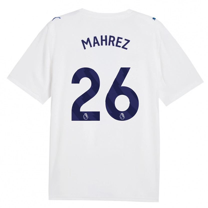 Danxen Kid Riyad Mahrez #26 Navy White Third Jersey 2026/27 T-Shirt