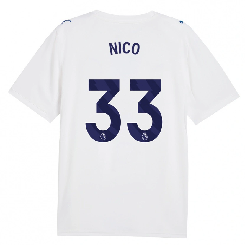 Danxen Kid Nico O'reilly #33 Navy White Third Jersey 2026/27 T-Shirt