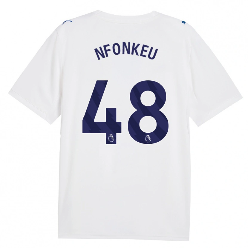 Danxen Kid Brooklyn Nfonkeu #48 Navy White Third Jersey 2026/27 T-Shirt