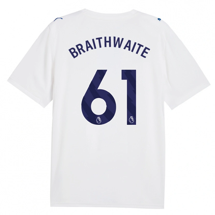 Danxen Kid Kaden Braithwaite #61 Navy White Third Jersey 2026/27 T-Shirt