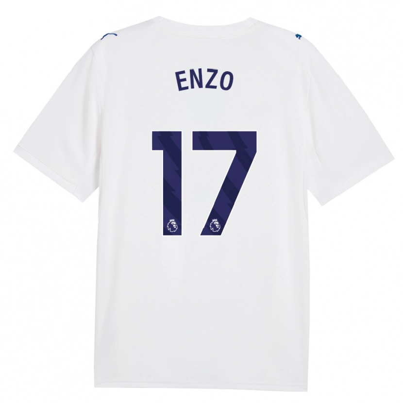 Danxen Kid Enzo Fernández #17 Navy White Third Jersey 2026/27 T-Shirt